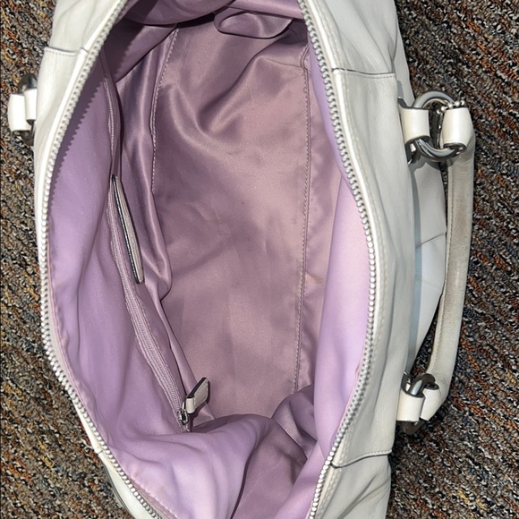 Coach Large Capacity Silver Tote Bag with Metallic Accents - Picture 17 of 17